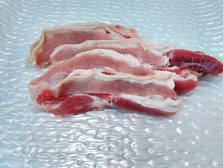 Panceta fresca de cerdo casero