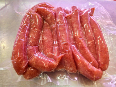 Salchichas frescas de pollo