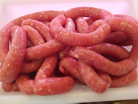 Salchichas frescas de pollo