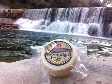 Queso San Pelegrín, leche cruda de cabra