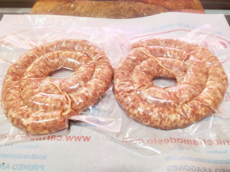 Longaniza fresca casera de Modesto