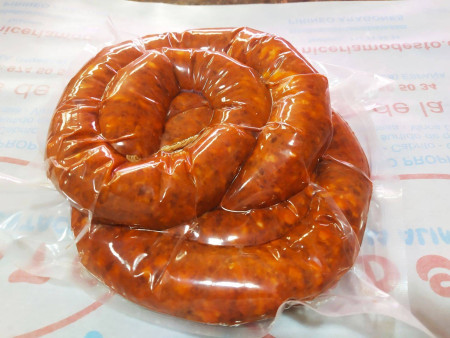 Chorizo fresco casero de Modesto