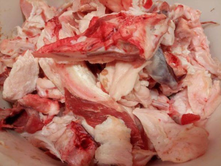 Carne y grasa mixta