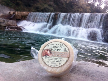 Queso de Saravillo mezcla cabra y vaca