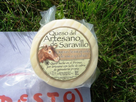 Queso de Saravillo mezcla cabra y vaca
