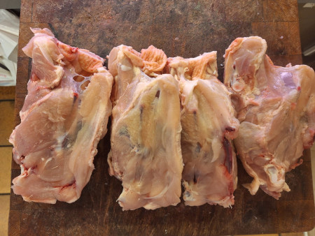 Esqueleto de pollo