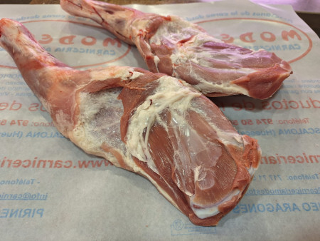 Espalda - paletilla de cordero lechal
