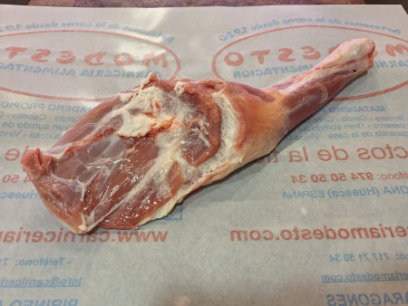 Espalda de cabrito lechal
