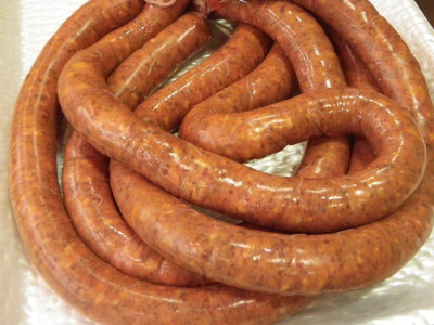 Chorizo fresco casero de Modesto